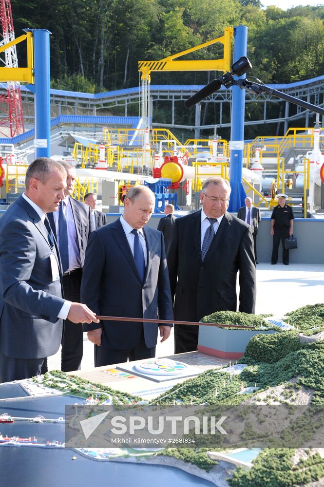 President Vladimir Putin's working visit to Novorossiysk