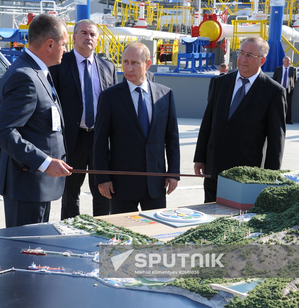 President Vladimir Putin's working visit to Novorossiysk