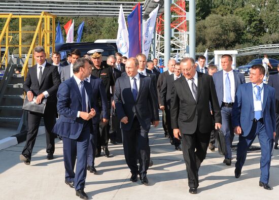 President Vladimir Putin's working visit to Novorossiysk
