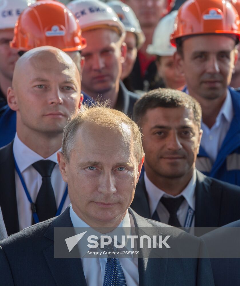 President Vladimir Putin's working visit to Novorossiysk