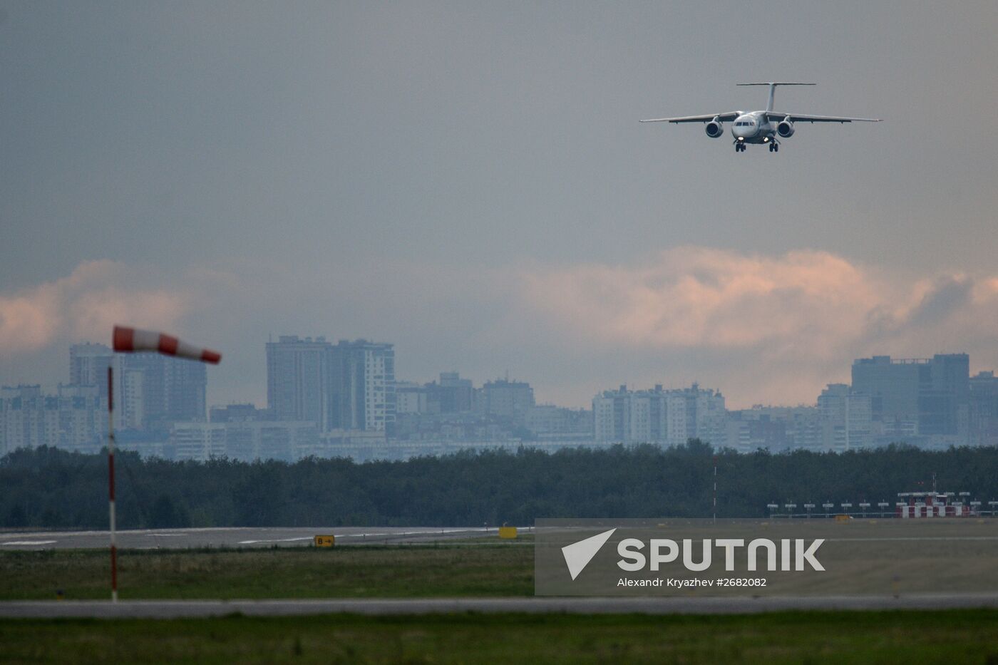 Tolmachovo International Airport in Novosibirsk