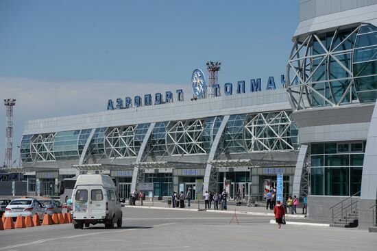 Tolmachovo International Airport in Novosibirsk