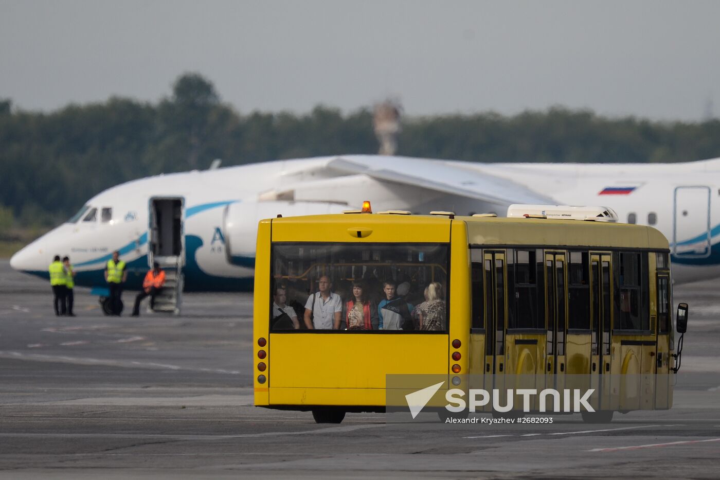 Tolmachovo International Airport in Novosibirsk