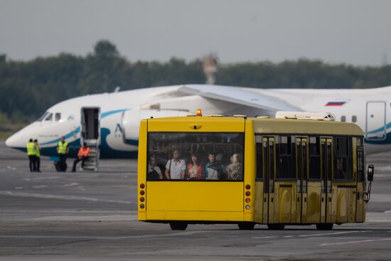 Tolmachovo International Airport in Novosibirsk