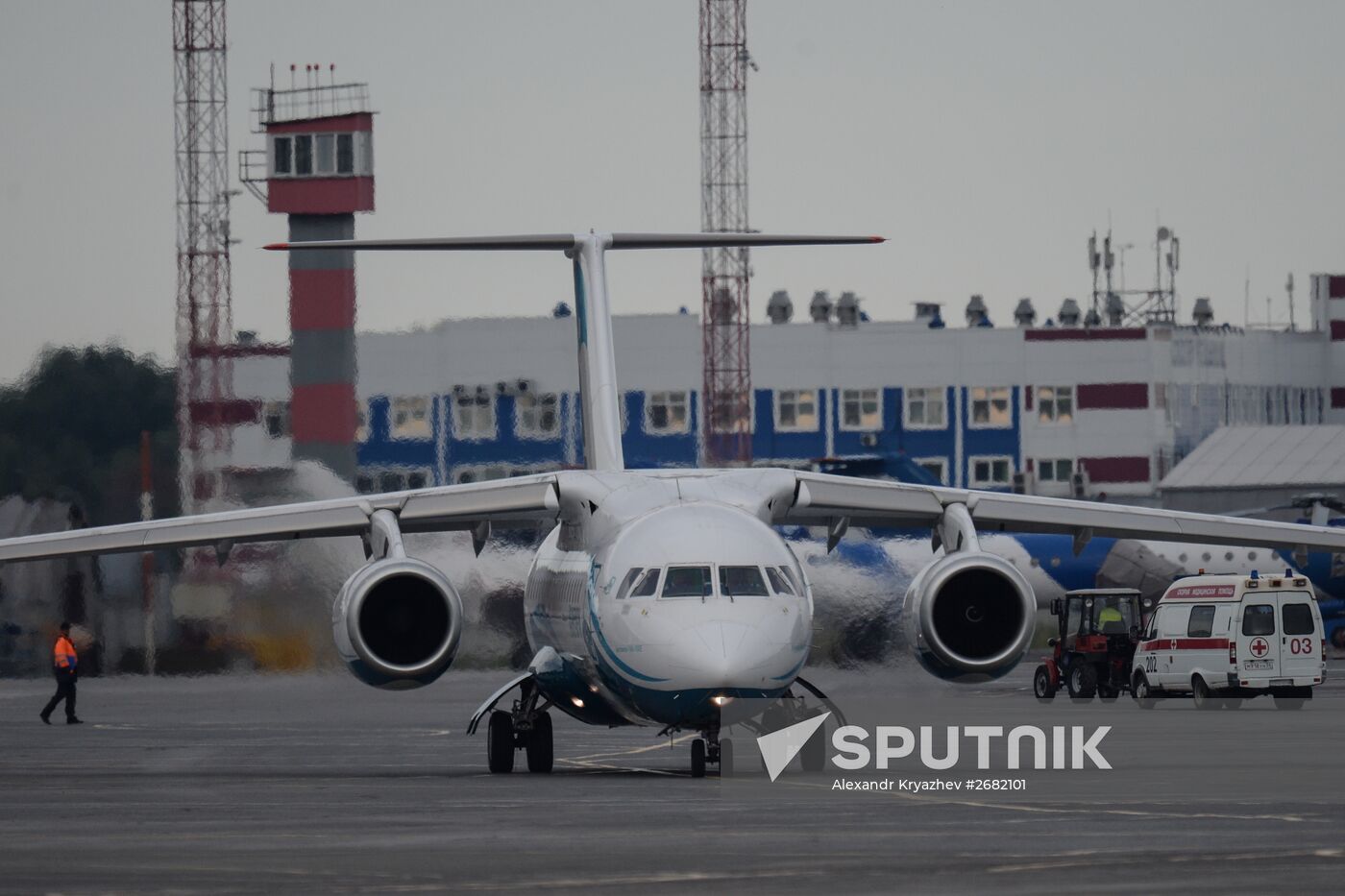 Tolmachovo International Airport in Novosibirsk