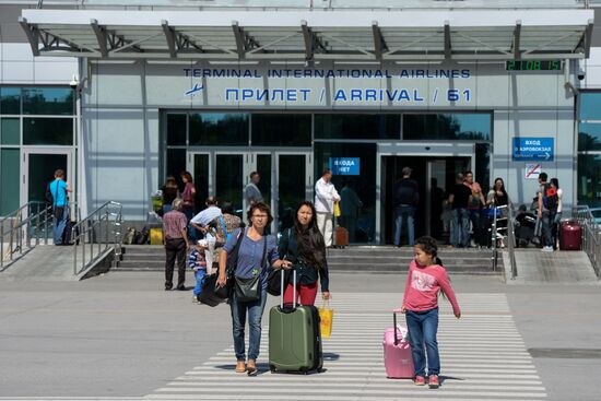 Tolmachovo International Airport in Novosibirsk