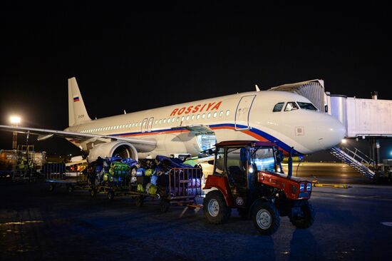 Tolmachovo International Airport in Novosibirsk