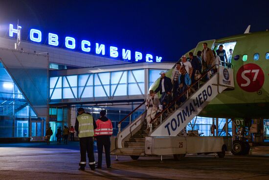 Tolmachovo International Airport in Novosibirsk