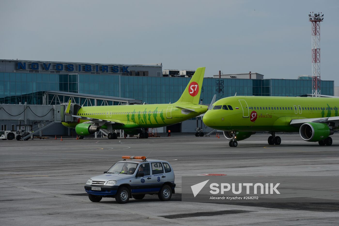 Tolmachovo International Airport in Novosibirsk