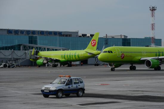 Tolmachovo International Airport in Novosibirsk