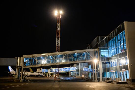 Tolmachovo International Airport in Novosibirsk