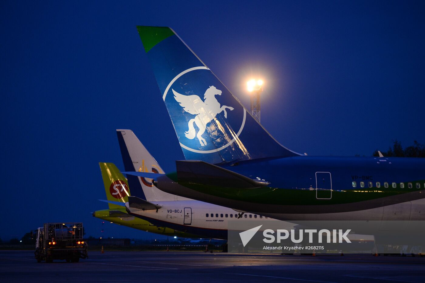 Tolmachovo International Airport in Novosibirsk