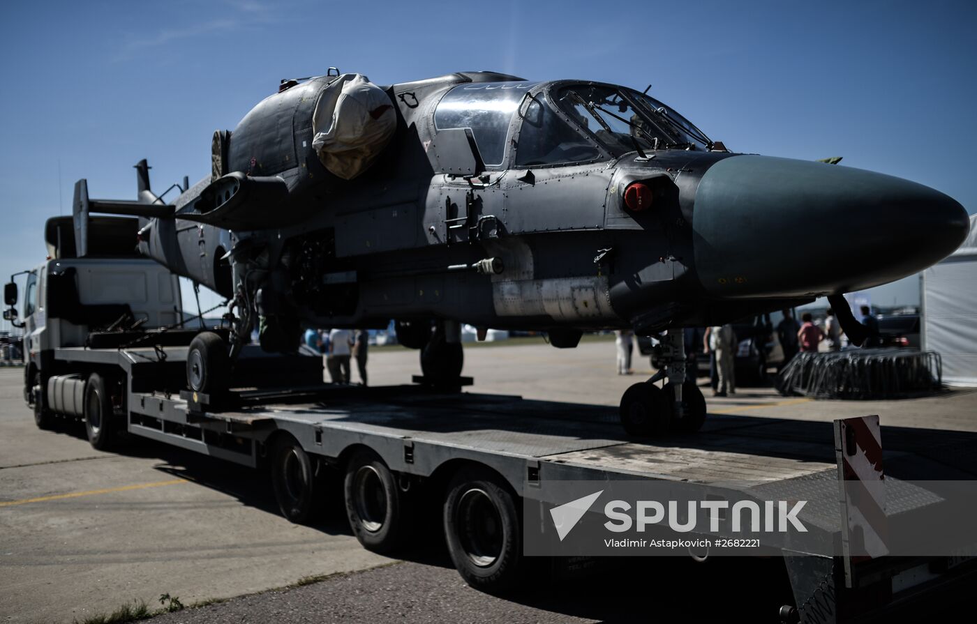 Preparations for MAKS 2015 International Aviation and Space Salon