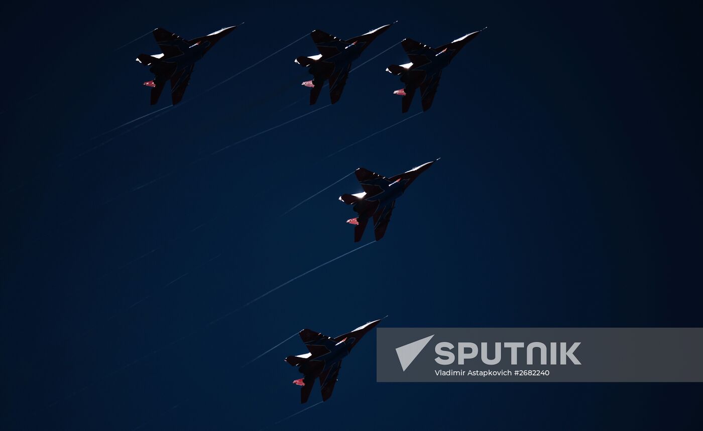 Preparations for MAKS 2015 International Aviation and Space Salon