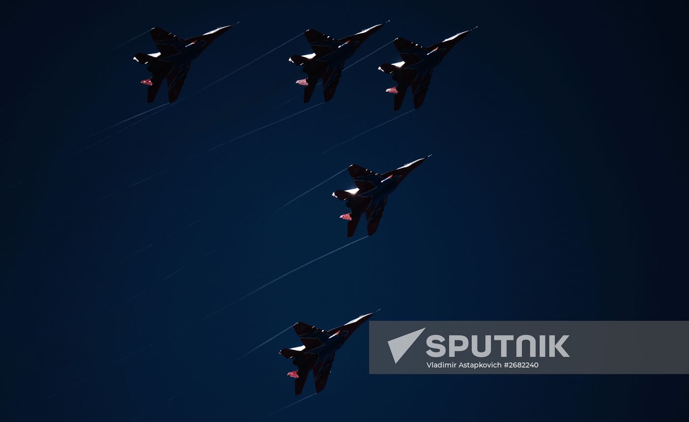 Preparations for MAKS 2015 International Aviation and Space Salon