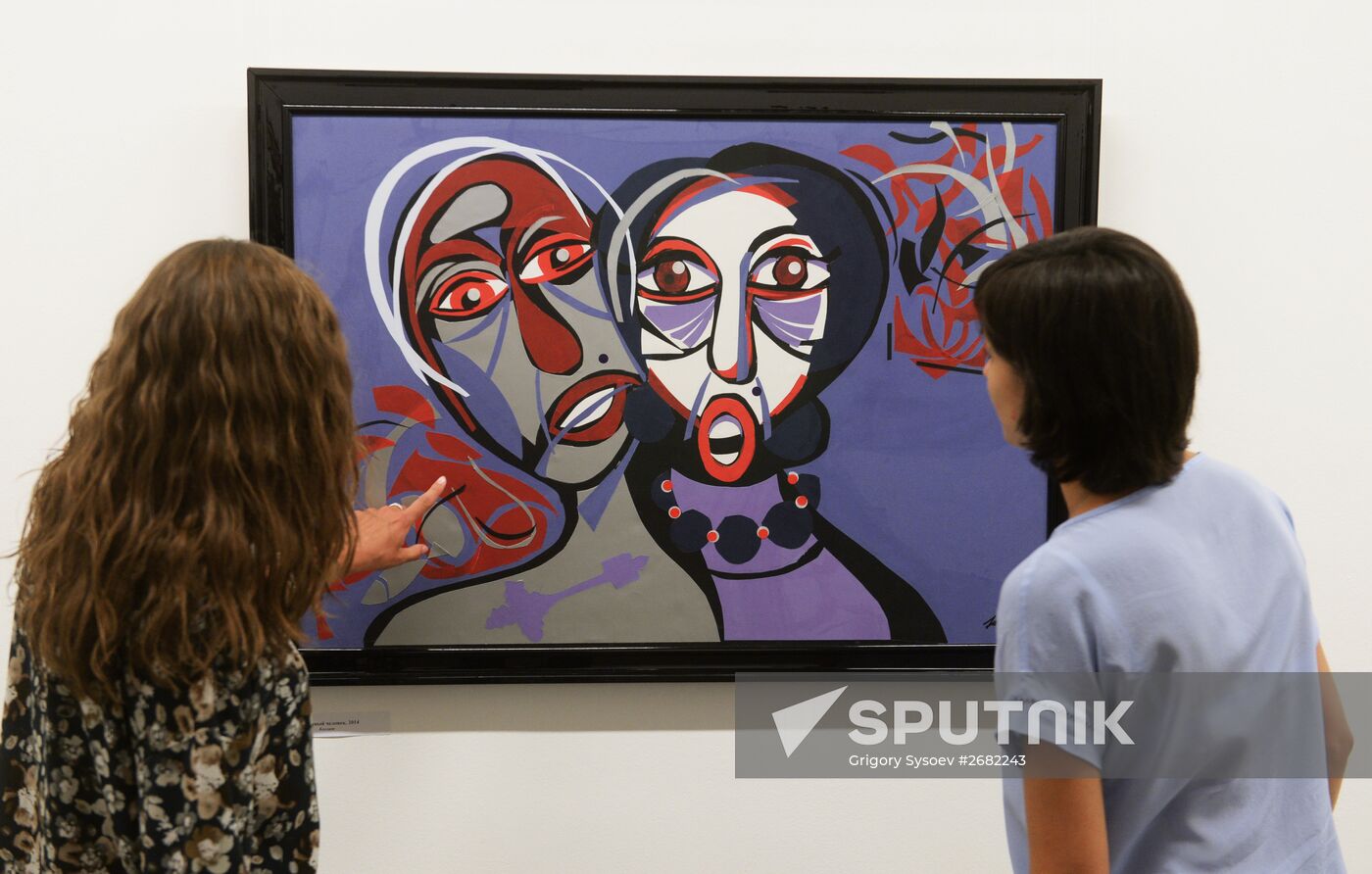 Pál Sarkozy's exhibition opens at Zurab Tsereteli's art gallery