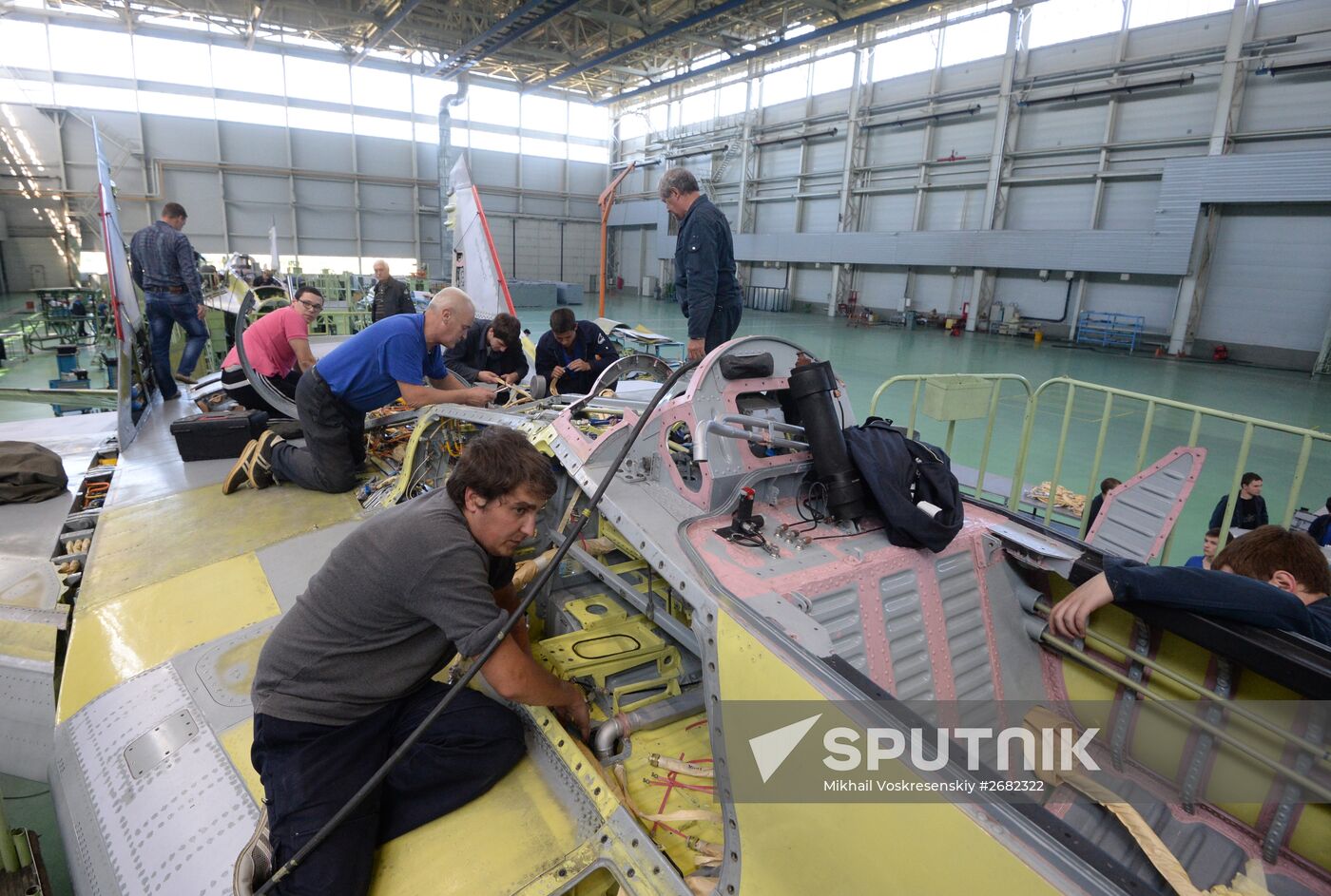 Production of MiG aircraft in Lukhovitsy