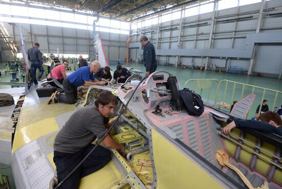 Production of MiG aircraft in Lukhovitsy