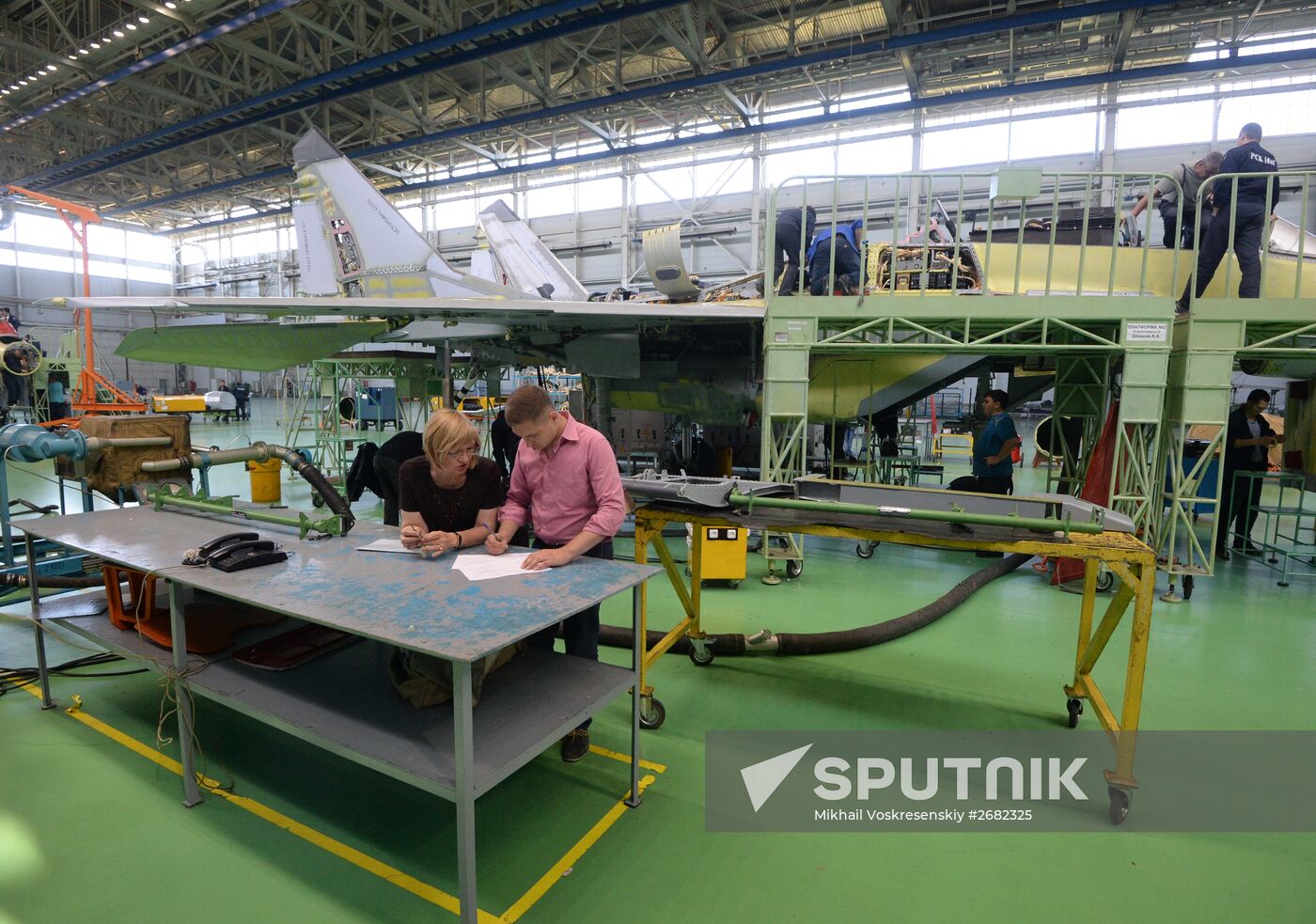 Production of MiG aircraft in Lukhovitsy