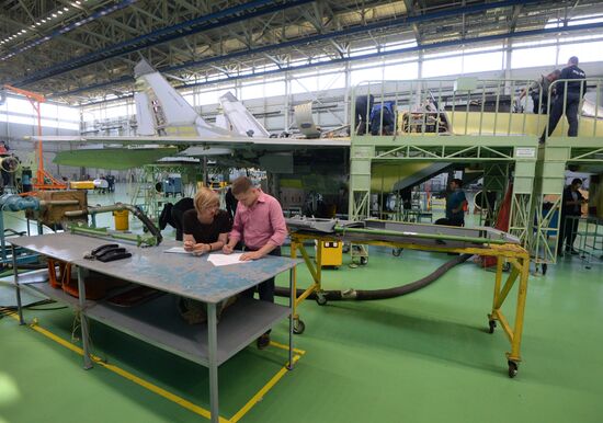 Production of MiG aircraft in Lukhovitsy