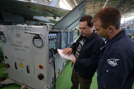 Production of MiG aircraft in Lukhovitsy