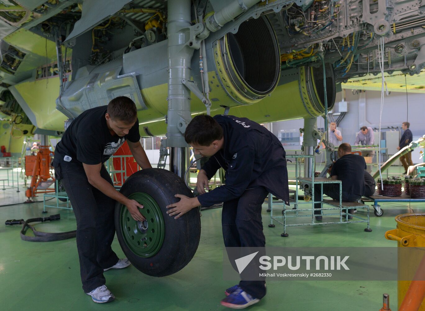 Production of MiG aircraft in Lukhovitsy