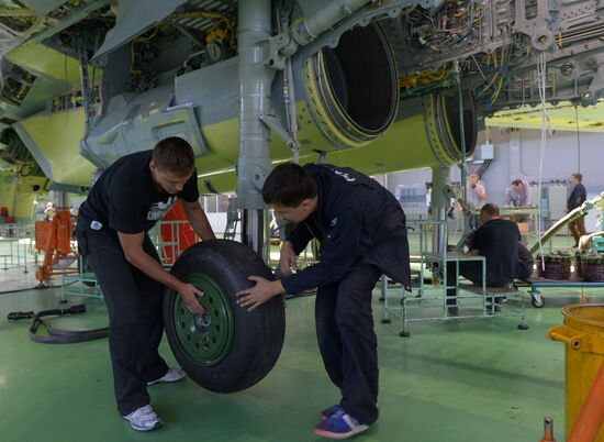 Production of MiG aircraft in Lukhovitsy