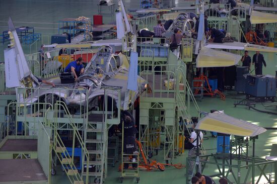 Production of MiG aircraft in Lukhovitsy