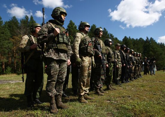 Task force units compete in small arms shooting