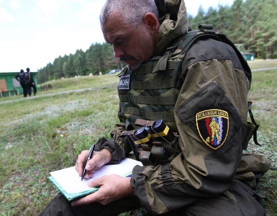 Task force units compete in small arms shooting