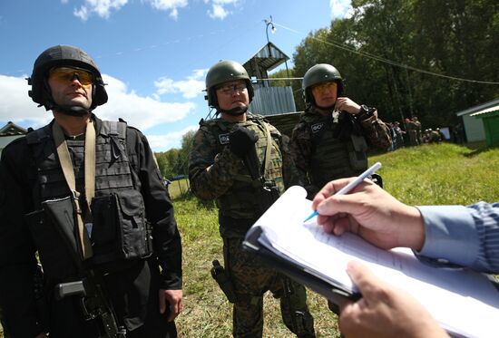 Task force units compete in small arms shooting
