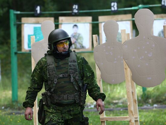 Task force units compete in small arms shooting