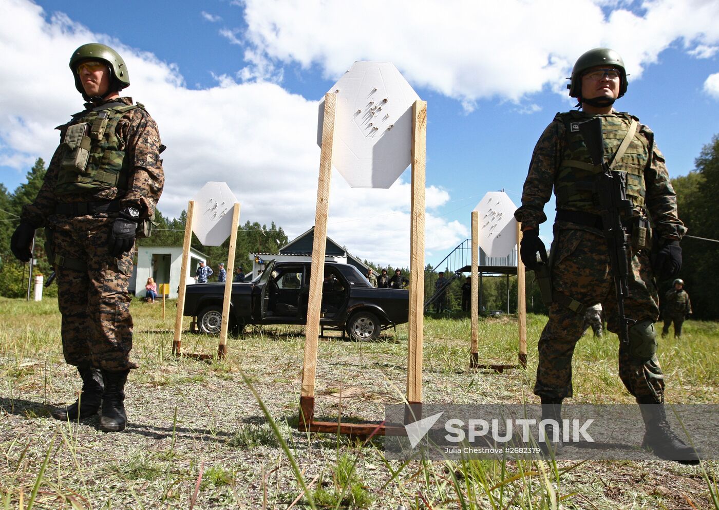 Task force units compete in small arms shooting