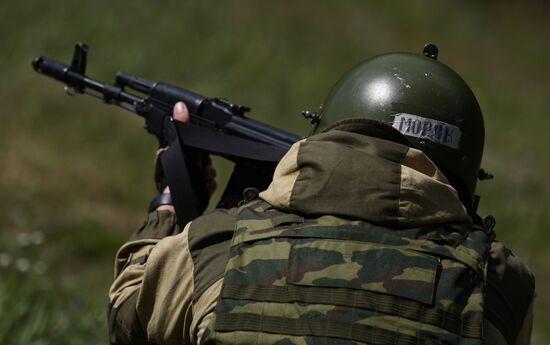 Task force units compete in small arms shooting