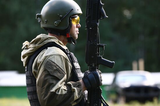 Task force units compete in small arms shooting