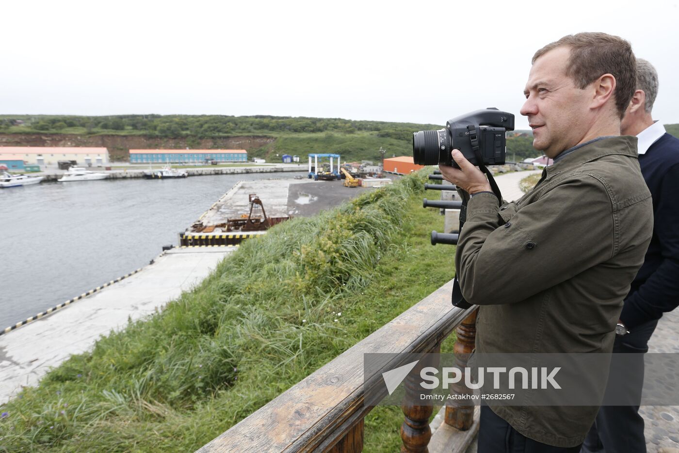 Prime Minister Medvedev visits Far Eastern Federal District. Kuril Islands