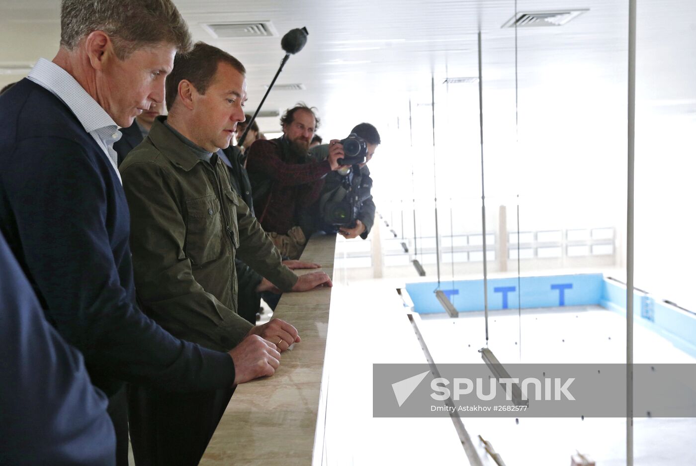 Prime Minister Medvedev visits Far Eastern Federal District. Kuril Islands