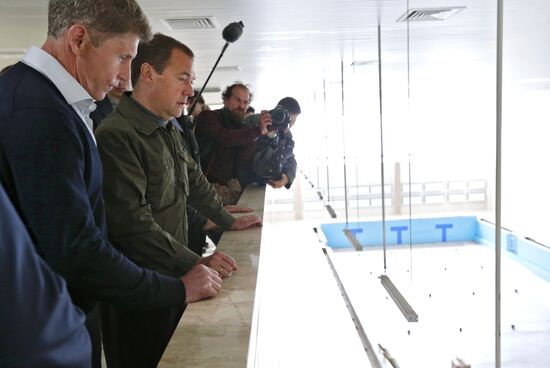 Prime Minister Medvedev visits Far Eastern Federal District. Kuril Islands