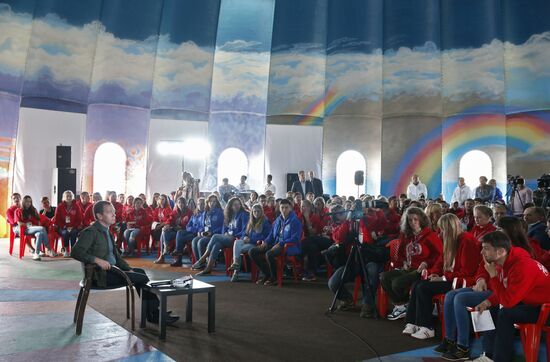 Prime Minister Medvedev visits Far Eastern Federal District. Kuril Islands