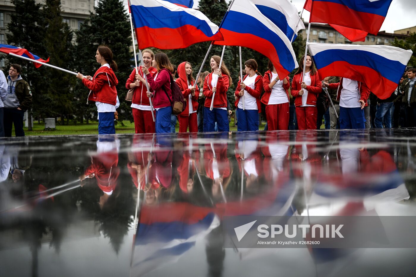 National Flag Day celebrations across Russia