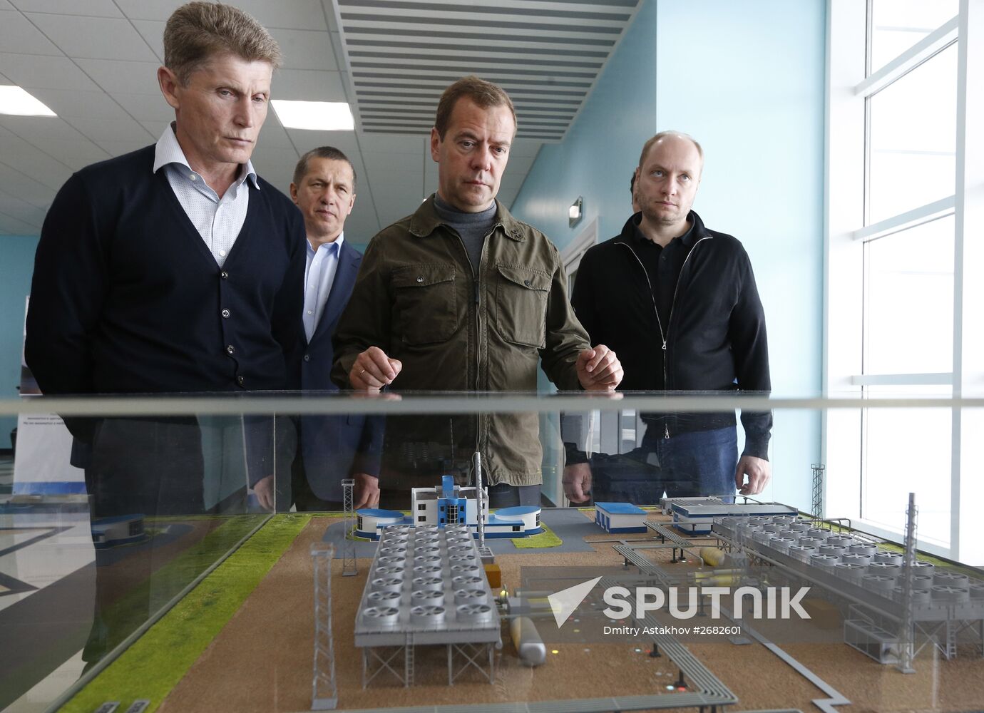 Prime Minister Medvedev visits Far Eastern Federal District. Kuril Islands