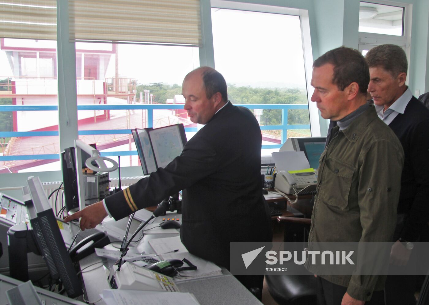 Prime Minister Medvedev visits Far Eastern Federal District. Kuril Islands