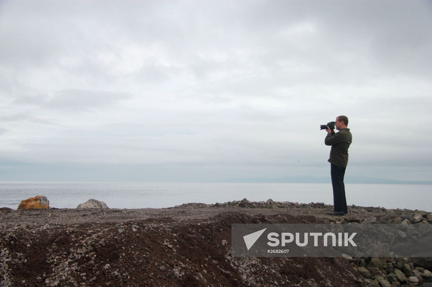 Prime Minister Medvedev visits Far Eastern Federal District. Kuril Islands