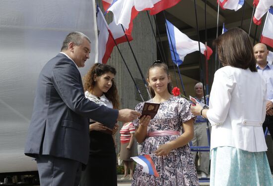 National Flag Day celebrations across Russia