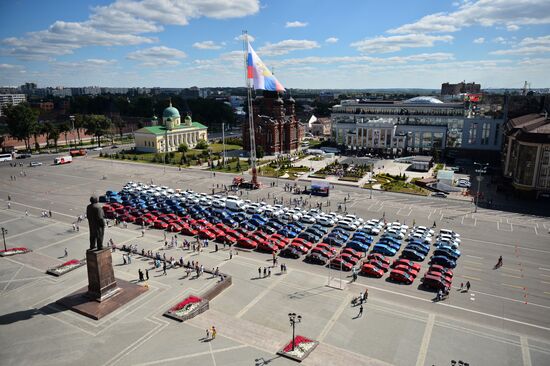 National Flag Day celebrations across Russia