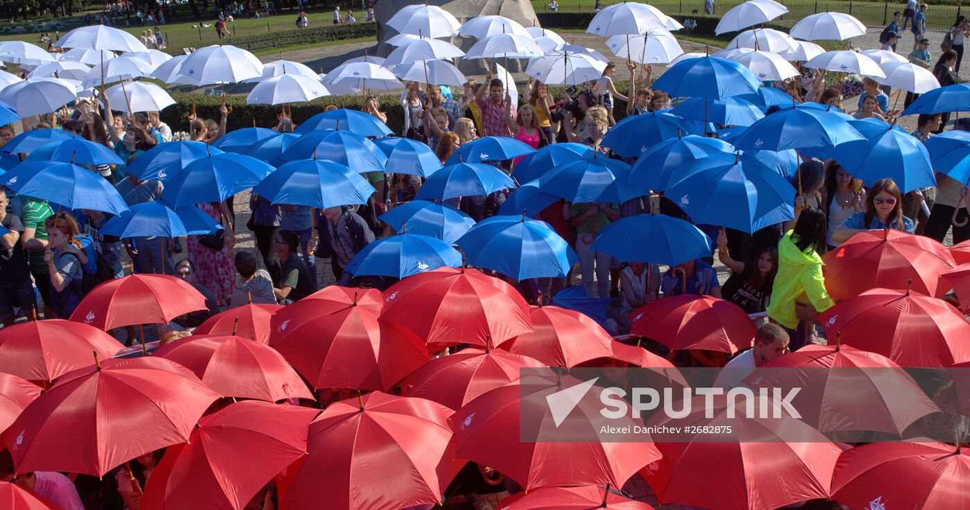 National Flag Day celebrations across Russia