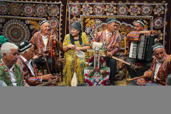 Oshi Palav contest in Tajikistan