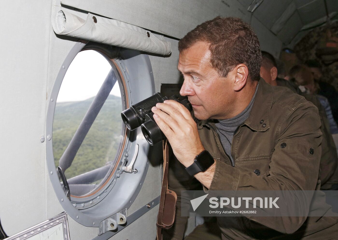 Prime Minister Medvedev visits Far Eastern Federal District. Kuril Islands