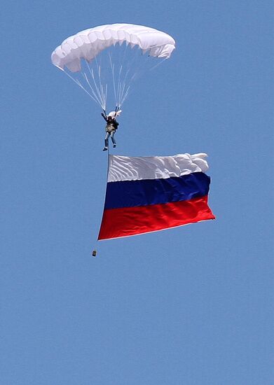 Russian Flag Day celebrations in Russian cities
