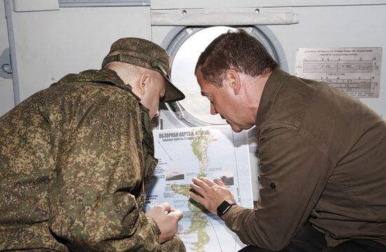 Prime Minister Medvedev visits Far Eastern Federal District. Kuril Islands